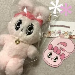 エスターバニー　キーホルダー パールハートのネックレス