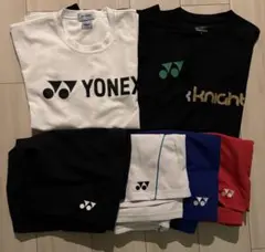 バドミントンウェア7点セット YONEX、BLACKNight