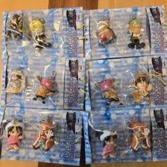 ワンピース　ローグタウン+ドラム王国編フィギュアマスコット全5種コンプ