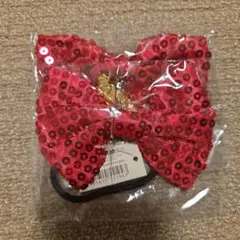 【未開封】マイメロディ赤スパンコールリボンヘアゴム2個セット