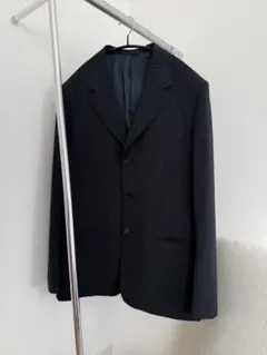 PRADA テーラードジャケット ストライプ ネイビー