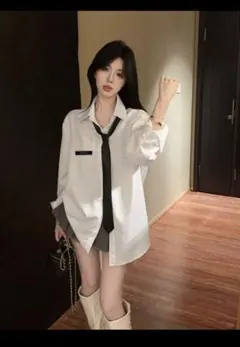 ワイシャツ(ネクタイ付き）