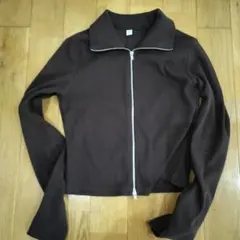 GU　リブダブルジップカーディガン Sサイズ