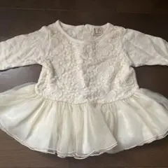 petit main ベビードレス 80 アイボリー