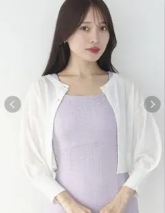 MERCURYDUO コンパクトシアーカーディガンのサムネイル