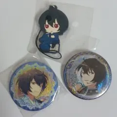 3点セット あんスタ 朔間凛月 缶バッジ カプ缶 ラバスト ガチャ グッズ