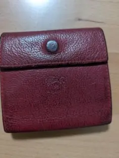 IL BISONTE　レザー　 赤　三つ折り財布