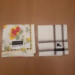 BURBERRY　花柄　スカーフ　ハンカチのサムネイル