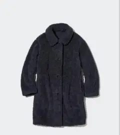 防風アウターフリースステンカラーコート