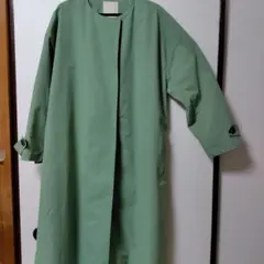 スタジオクリップ　　ノーカラーフレアコート