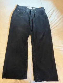 Levi's 569 コーデュロイルーズストレート パンツ ブラック