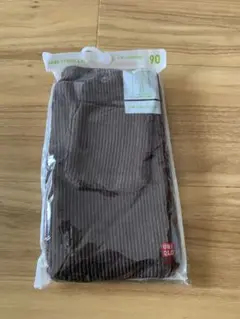 【新品】ユニクロ　コーデュロイ調レギンス　90