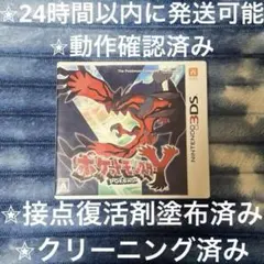 完動品 美品⋆✦ ポケットモンスター Y 3DS カセット & ケース