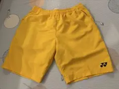 ヨネックス　ハーフパンツ　イエロー　Lサイズのサムネイル