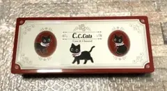 バレンタイン　小物入れ　チョコ缶　黒猫　クロネコ　202501281549