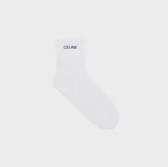 CELINE コットンリブソックス ホワイトのサムネイル