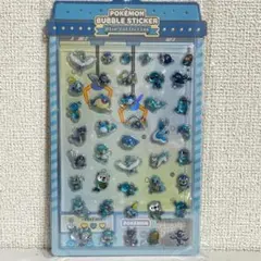 ポケモンポップアップ韓国限定 ボンボンドロップシール バブルステッカー ブルー