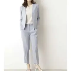 美品✨ナチュラルビューティーベーシック ノーカラーセットアップ　大きめサイズ