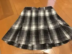 ナイスクラップ　チェック柄プリーツスカート