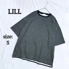 半袖Tシャツ S ストライプ 細ボーダー 大きめ ゆったり ゆるだぼ 定番