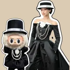 即日発送Labubu 17cm着せ替えぬい服ドレス 【残り1点】105