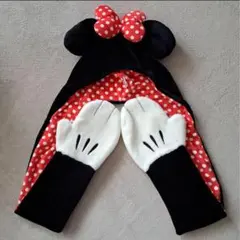 ミニーマウス マフラーキャップ