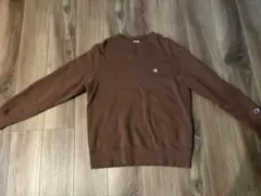 Champion スウェット ブラウン 刺繍ロゴ メンズのサムネイル
