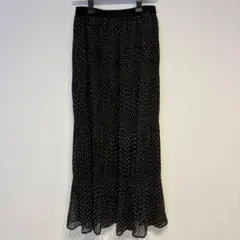 nano universe　ナノユニバース　プリーツスカート　ドット