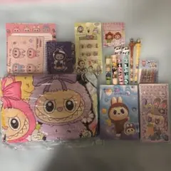 集まって！ラブブ 文房具セット タオル ノートだよ！