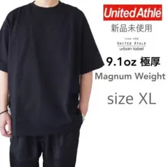 新品 ユナイテッドアスレ 9.1 マグナムウェイト ビッグシルエットT 黒 XL