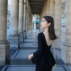 laubeblanc バルーンぺプラムトップス Balloon peplum Tops – L'AUBE BLANC