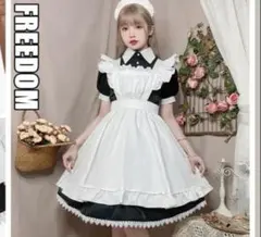 ハロウィン コスプレ メイド服 Mサイズ ホワイト・ブラック
