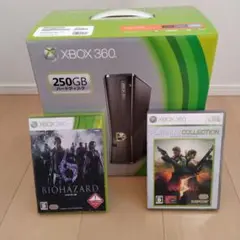 Xbox 360 250GB 本体 + バイオハザード5＆6ゲーム2本セット