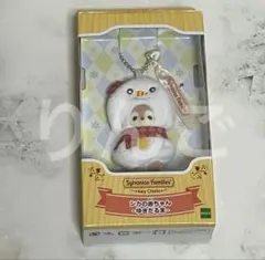 シルバニアファミリー　キーチェーン　シカの赤ちゃん 雪だるま