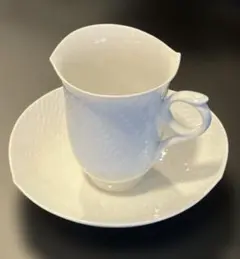 新品⭐️未使用品　マイセン 波の戯れ ホワイト カップ&ソーサー