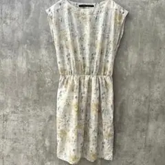 ✨良品✨ イェッカヴェッカ F ワンピース 春夏 きれいめ デート モテ 総柄