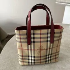 BURBERRY チェック柄トートバッグ ノバチェック
