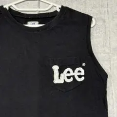 Lee チャオパニック ダブルネール タンクトップ ロゴパッチ 別汪 ポケット