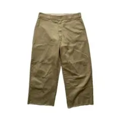 【希少】ディッキーズ 85283 ダブルニーワークチノパンツ ベージュ W33