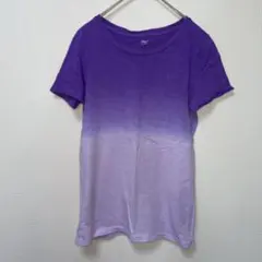 Gap グラデーション　半袖　Tシャツ　パープル　コットン　カジュアル　Sのサムネイル