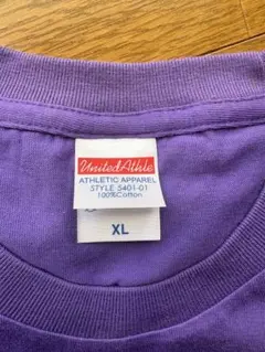 UnitedAthle XL パープル 綿Tシャツ