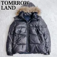 TOMRROWLAND レザーダウンジャケット 2way ラムレザー ラクーン