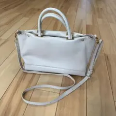 potioR ポティオール　大容量　収納　ショルダーバッグ　2way ベージュ