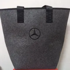 新品・未使用Mercedesフエルト生地ショッピングバッグ大容量のサムネイル
