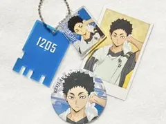 ハイキュー 極楽湯 2025 缶バッジ ポラショ キーホルダー お風呂 赤葦①