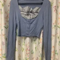 Dazy x StarSeries ライトブルー長袖トップス S