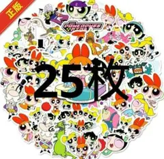 【24時間以内発送】パワーパフガールズ ステッカー シール 防水 25枚 Ｃ