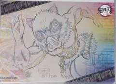 鬼滅の刃 カフェ A3ランチョンマット ワールドツアー 刀鍛冶の里編 伊之助