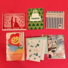 結婚祝・出産祝・誕生日 グリーティングカードセット 6セットまとめ売り