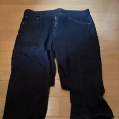 HARE ブラックデニム ストレートパンツ